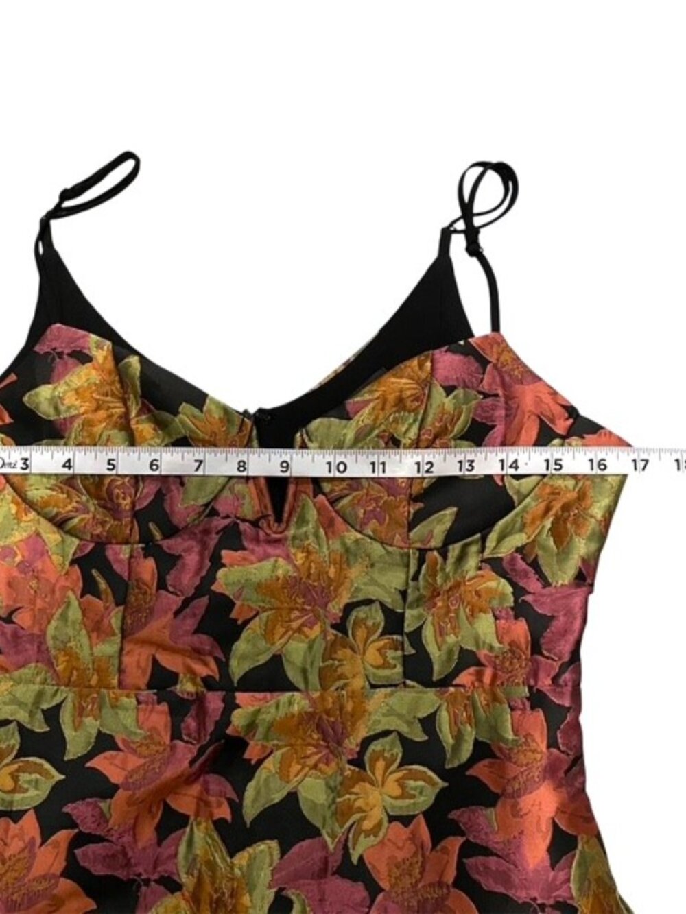 NWT Lulus Ready for Festivities Floral Jacquard Mini Dress Size Small - Picture 15 of 16